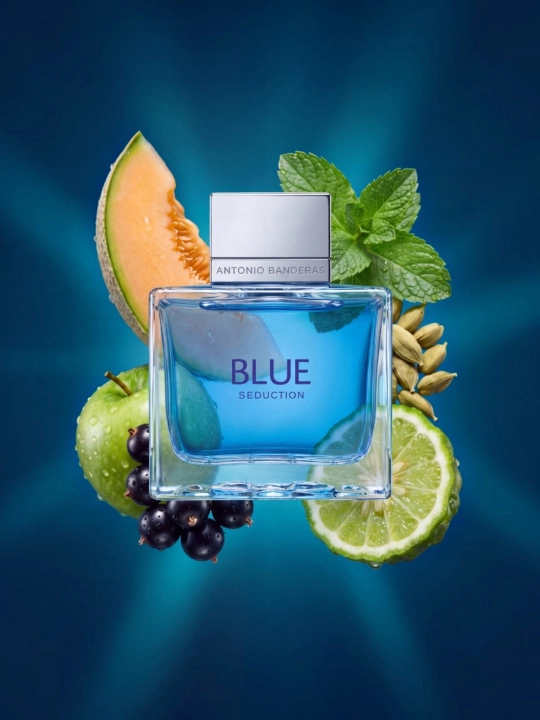 Blue Seduction by Antonio Banderas — Fresh & Jozibador Erkaklar Aromati 5 ml - 