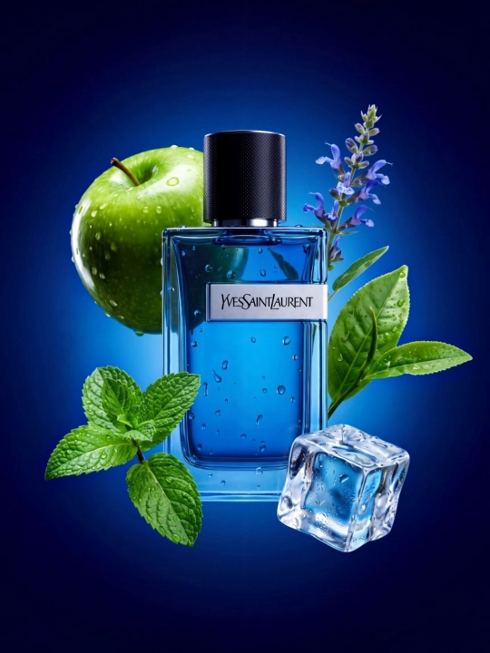 YVES SAINT LAURENT Y EDT ICE - kuchli yangilik va mukammal erkaklar uslubi - 