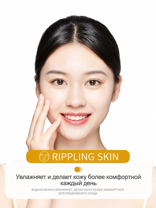 Маска для лица SADOER и BIOAQUA тканевая увлажняющая, 25 г