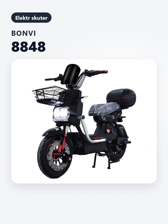 Elektr skuter Bonvi, model-8848 Duga