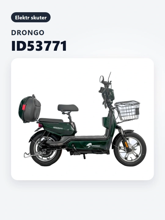Drongo elektroskuteri, modeli: R - 16 saka