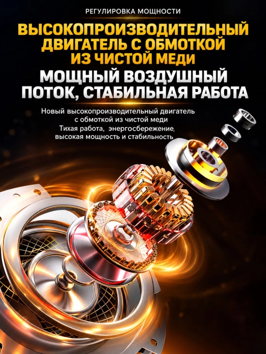 Ventilyatorli sanoat elektr issiqlik to‘pi, 5/9/15 kVt quvvatli, XG-D5 / XG-D9 / XG-D15
