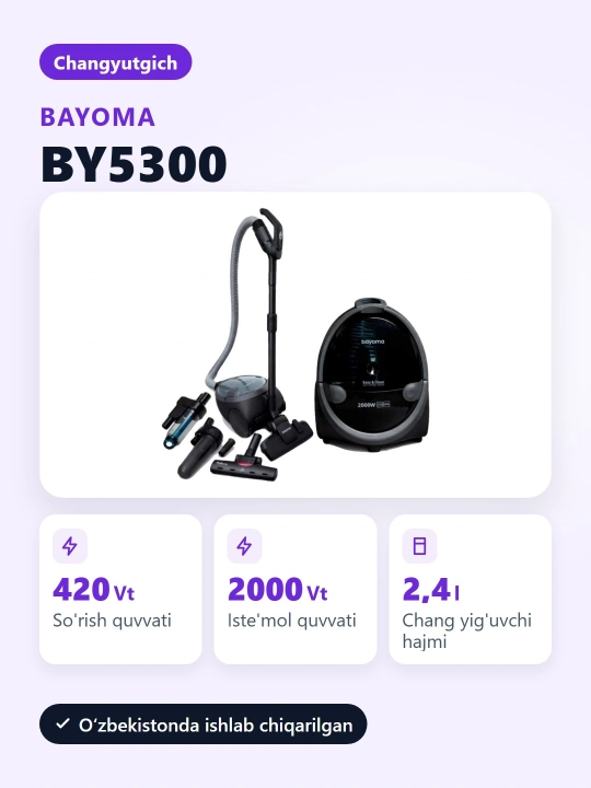 BY-5300 (qop 2x kolba) BAYOMA CHANYUTGICH