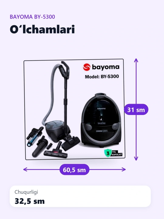 BY-5300 (qop 2x kolba) BAYOMA CHANYUTGICH