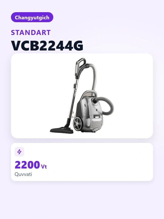 AVL – VCB 2244 G standart changyutgichi 2200 Vt, motor quvvati rang dizayn