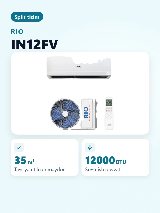 Konditsioner RIO AR-IN12FV