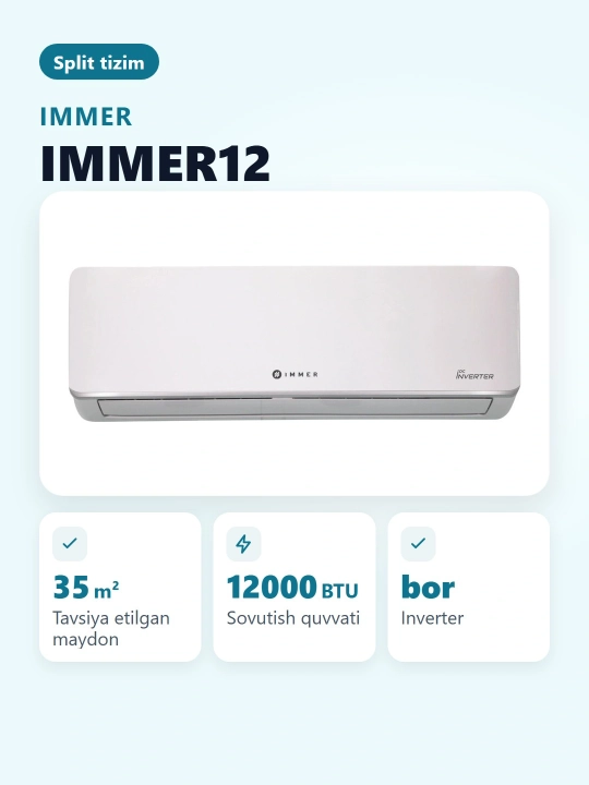 Konditsioner IMMER 12 TRENDI Inverter TEN