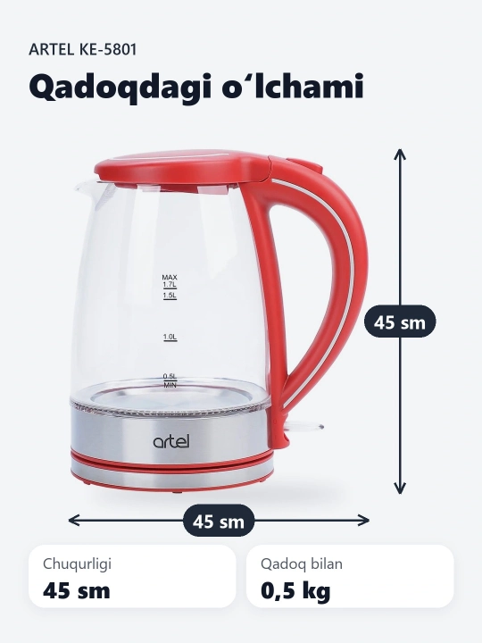 Elektr choynak Artel KE-5801