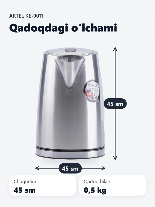 Elektr choynak Artel KE-9011