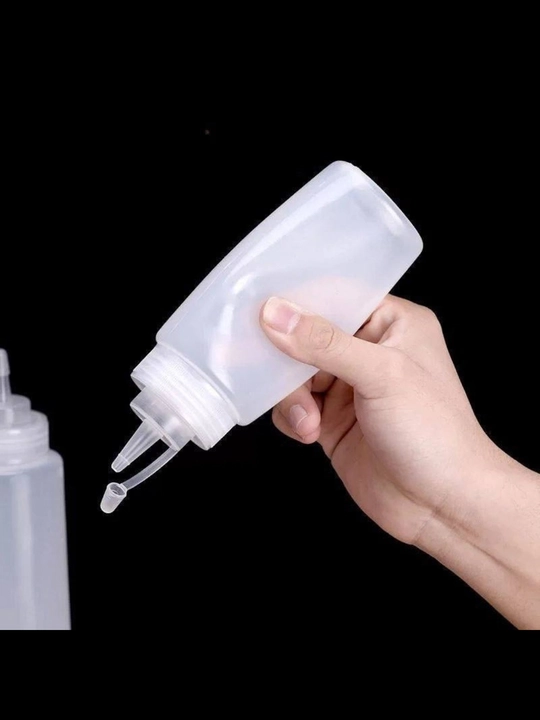 Sous va sirop uchun siqiladigan dozator butilka, dispenser 150/350/1000 ml