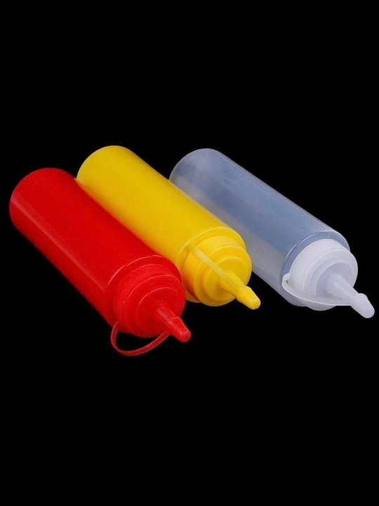 Sous va sirop uchun siqiladigan dozator butilka, dispenser 150/350/1000 ml
