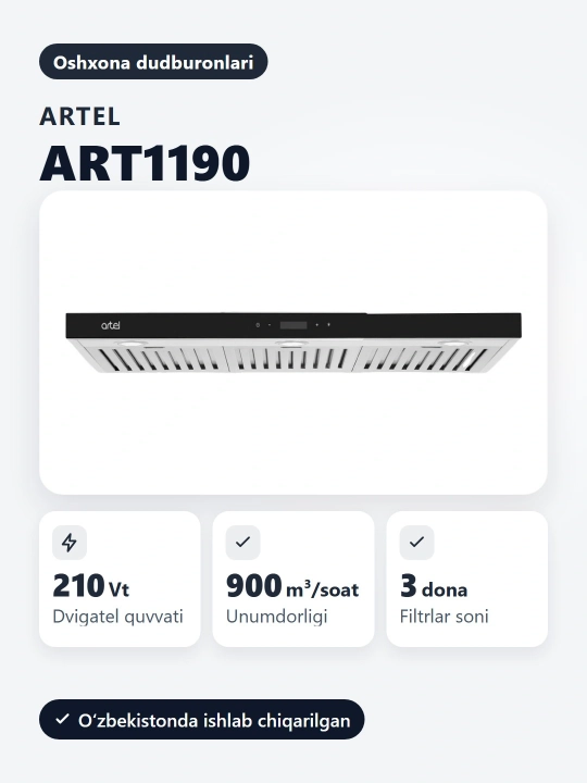 Dudburon Artel ART-1190, Rapido Touch