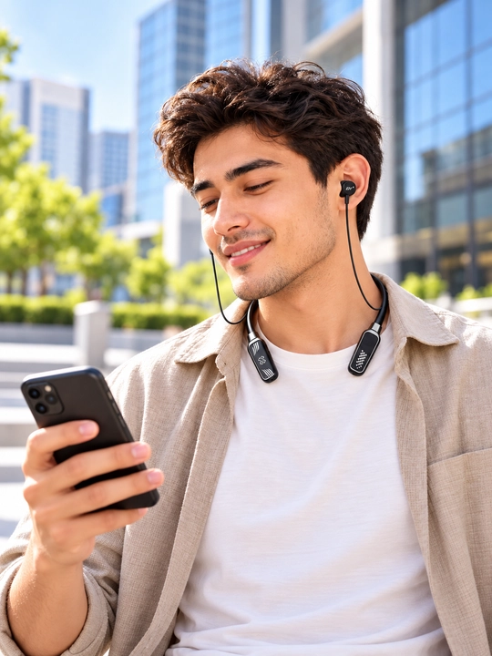 Simsiz quloqchin, bo'yinga taqiladigan Bluetooth naushnik