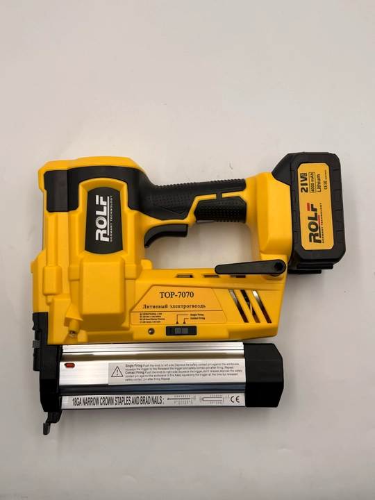 ROLF TOP-7070 akkumulyatorli stepler va mix qoqgich, 21 V, 50 mm gacha