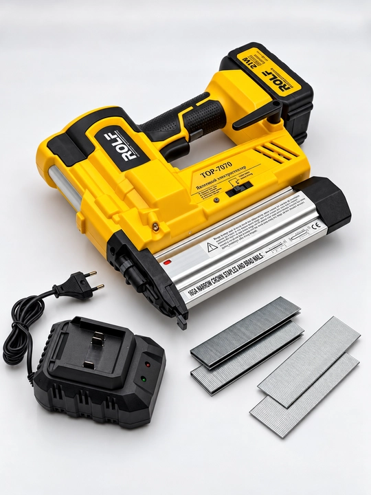 ROLF TOP-7070 akkumulyatorli stepler va mix qoqgich, 21 V, 50 mm gacha