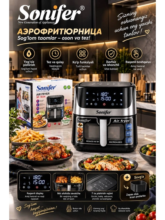 Aerogrill  Sonifer SF-1047, SF-1034S, SF-1028PRO - 