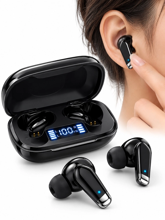 Simsiz quloqchin MG-S20 V5.0, Bluetooth, sensor boshqaruv, LED displeyli keys