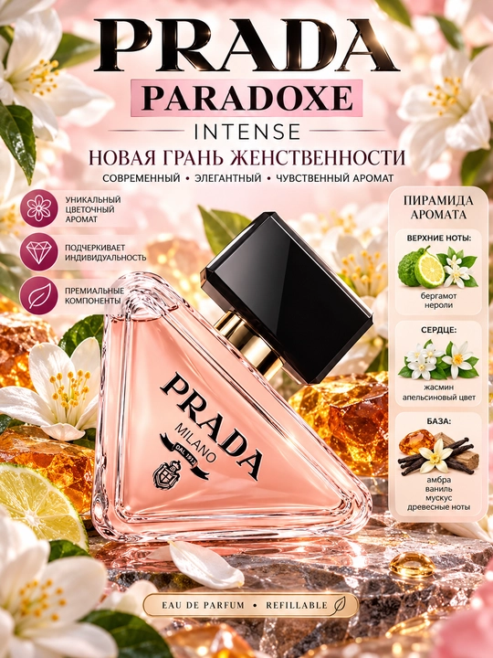 PRADA Paradoxe, Ayollar uchun takrorlanmas ajoyib atir, 100ml