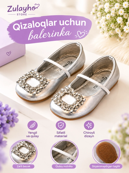 Baletka qizlar uchun 