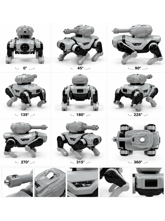 Игрушка-трансформер робот-танк "Robot Technology" на ножках