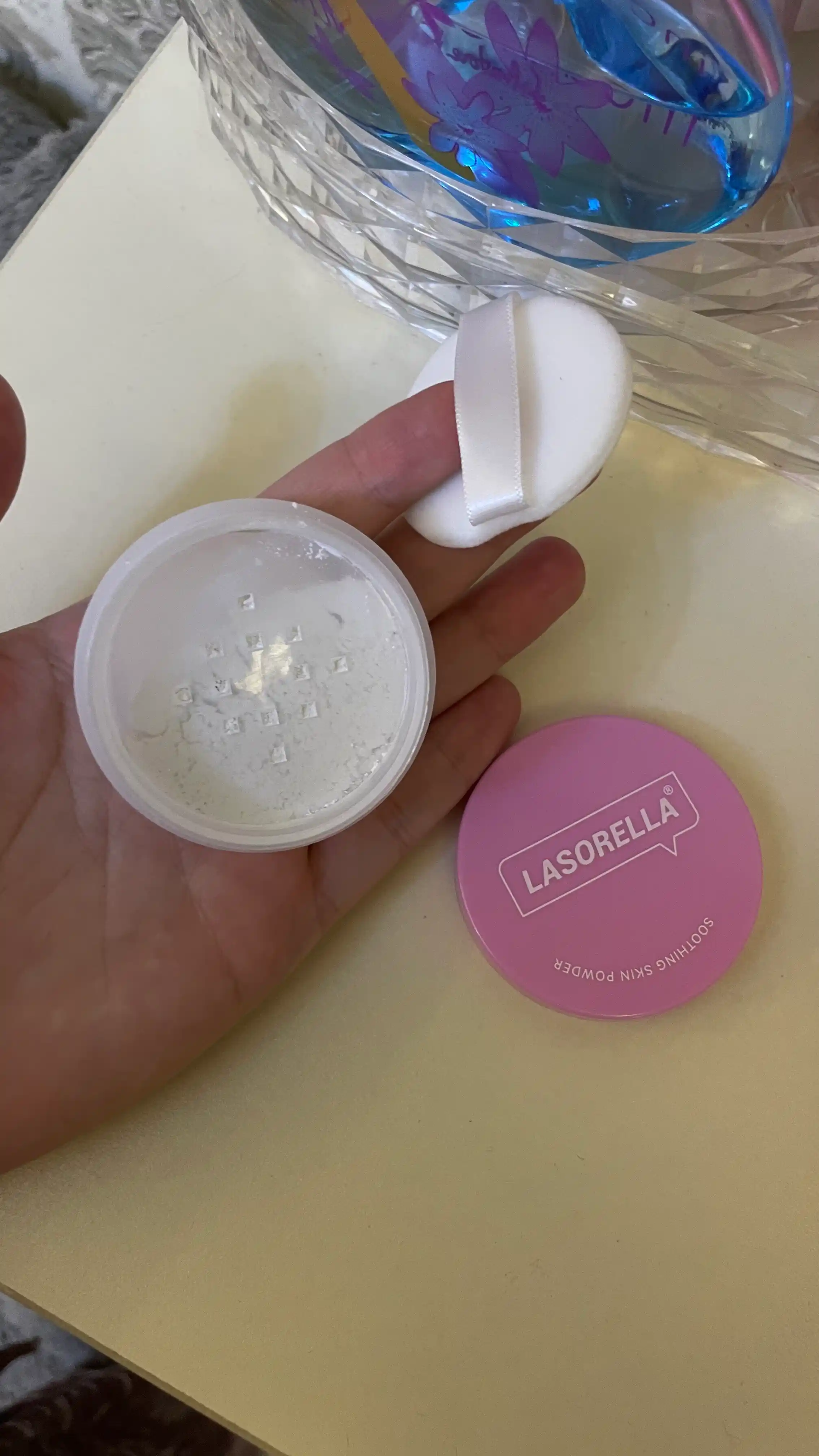 Пудра для лица Lasorella с корейским эффектом, прозрачная, матирующая, рассыпчатая, 6 г