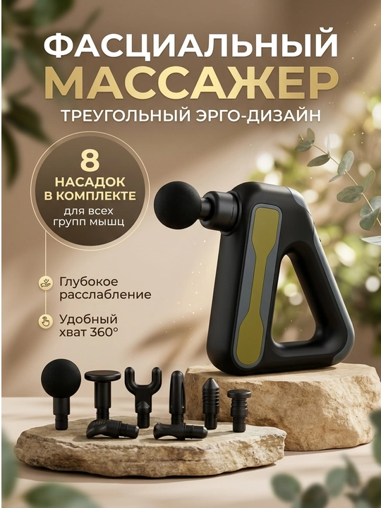 Ayollar va erkaklar uchun massaj moslama, bo'yin, bel, qo'l, oyoq uchun Massage Gun 8890