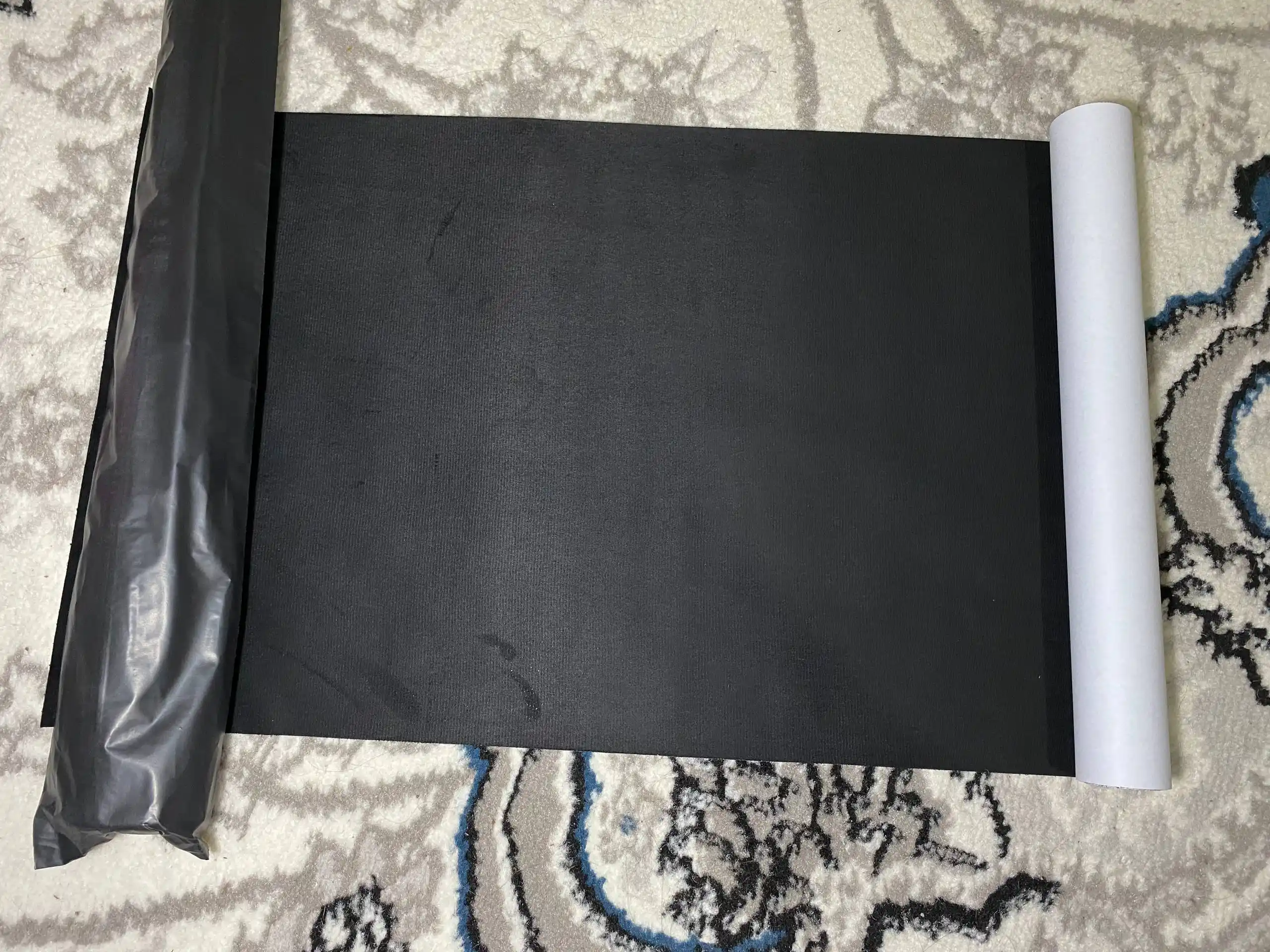 Samokleyka alkantara: 140*50sm, Cobalt, Spark, Damas, mebel va dekor uchun mato