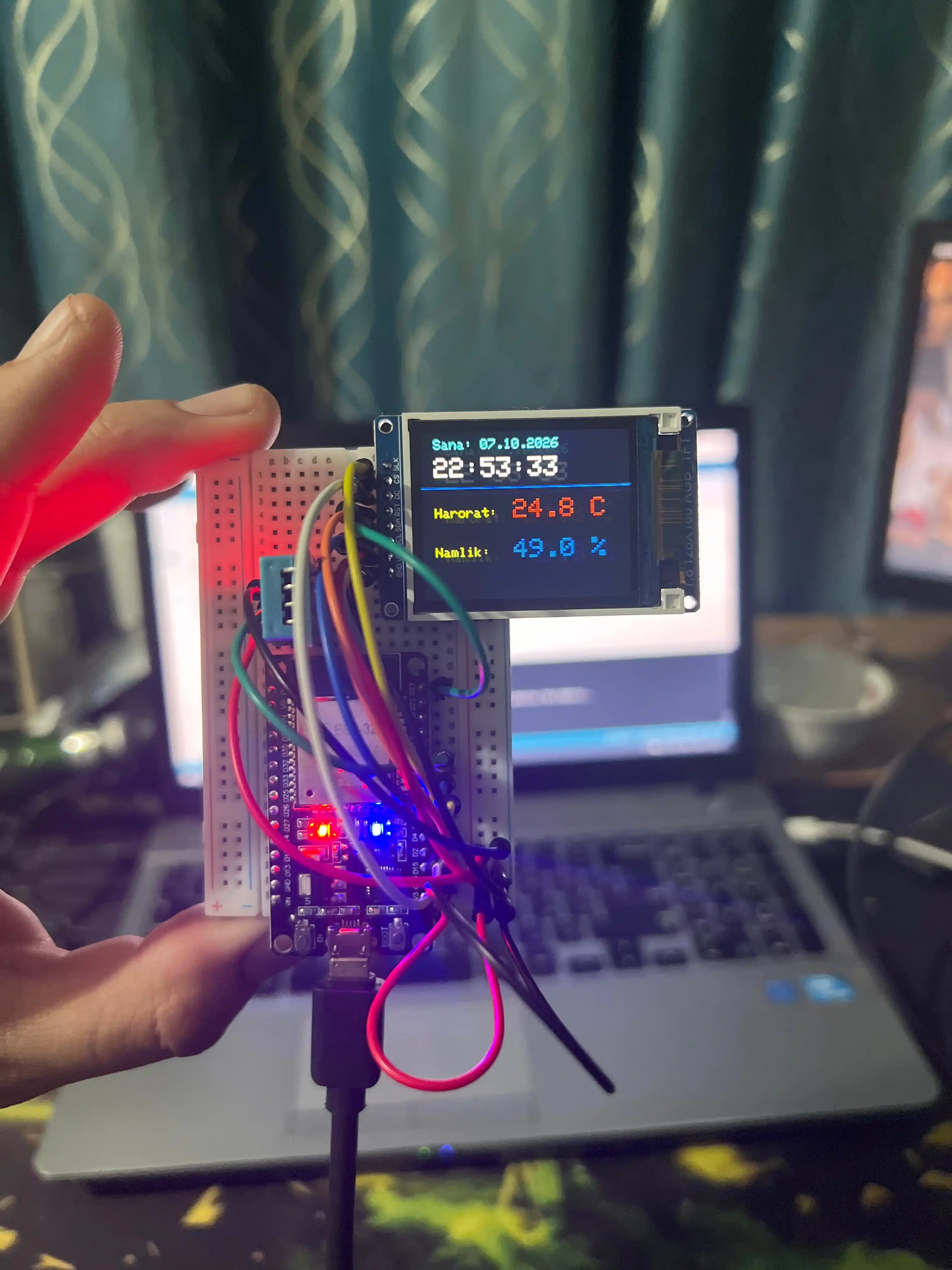 Simsiz modul ESP32-WROOM-32 Wi-Fi+Bluetooth