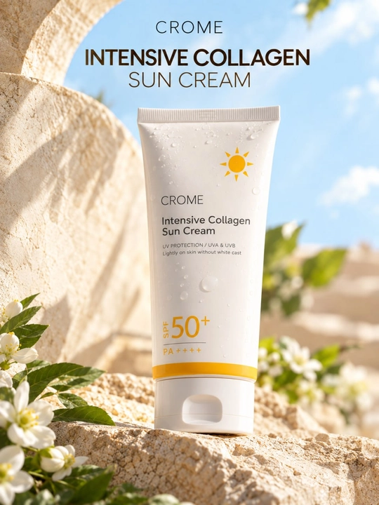 Quyoshdan himoyalovchi krem CROME Intensive Collagen Sun Cream SPF50+ 50 g