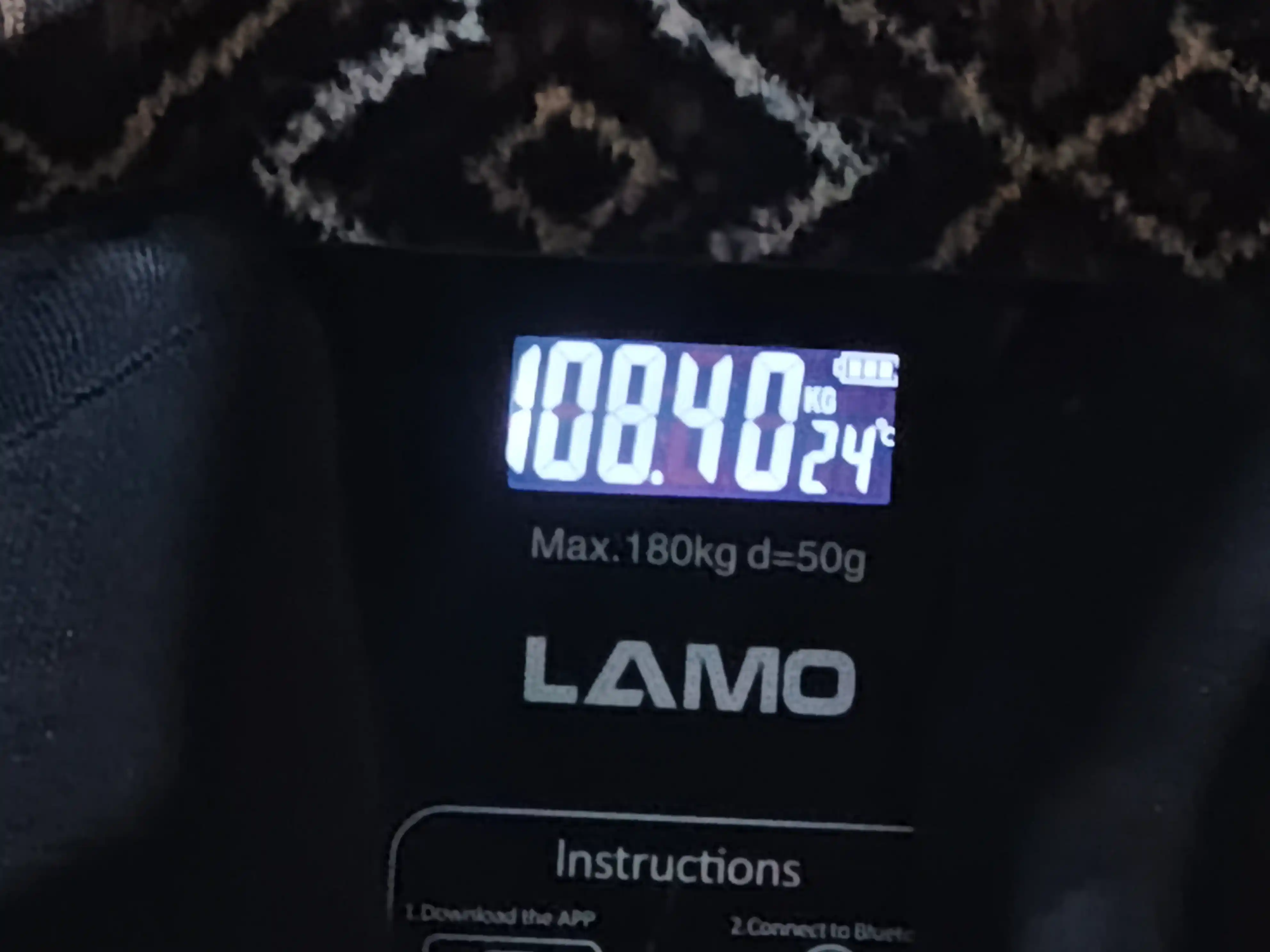 Aqlli elektron pol tarozi 180 kg gacha, odam tarozi vazn o'lchash uchun