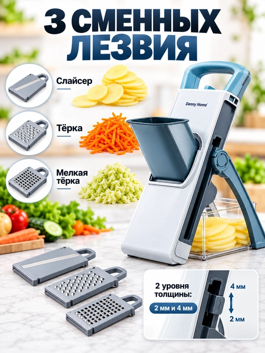 Механические кухонные измельчители и овощерезки 16 в 1, мясорубка, ручной измельчитель