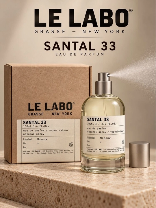 Le Labo Santal 33 Eau de Parfum, 100 мл — унисекс древесно-кожаный аромат