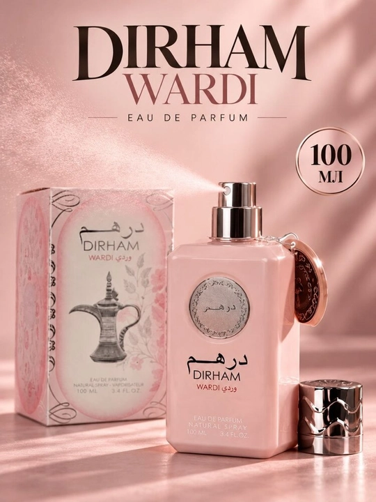 Dirham Wardi Eau de Parfum, 100 мл — женский цветочно-фруктовый аромат
