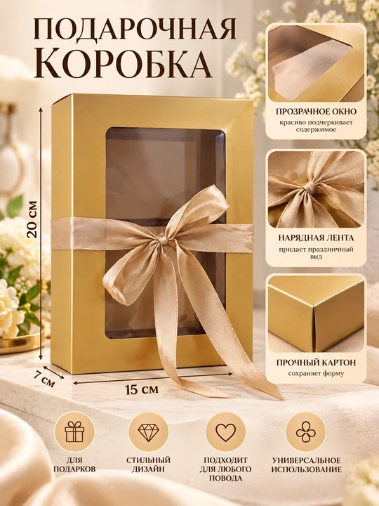 Подарочная коробка, отличный выбор для дней рождений и праздинов