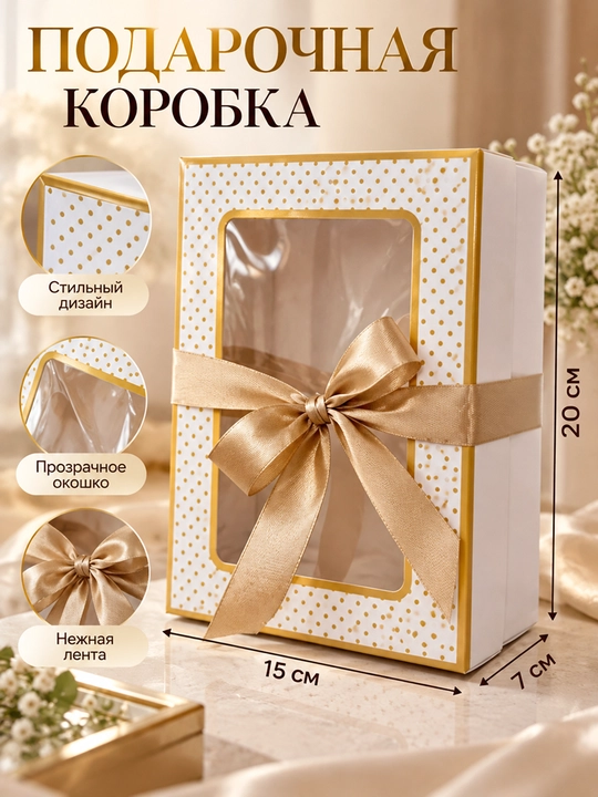 Подарочная коробка, отличный выбор для дней рождений и праздинов