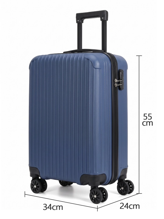 Sayohat chamodoni, 38 l, ABS plastik, 360° g'ildirak, ilgakli, 55x34x24 sm