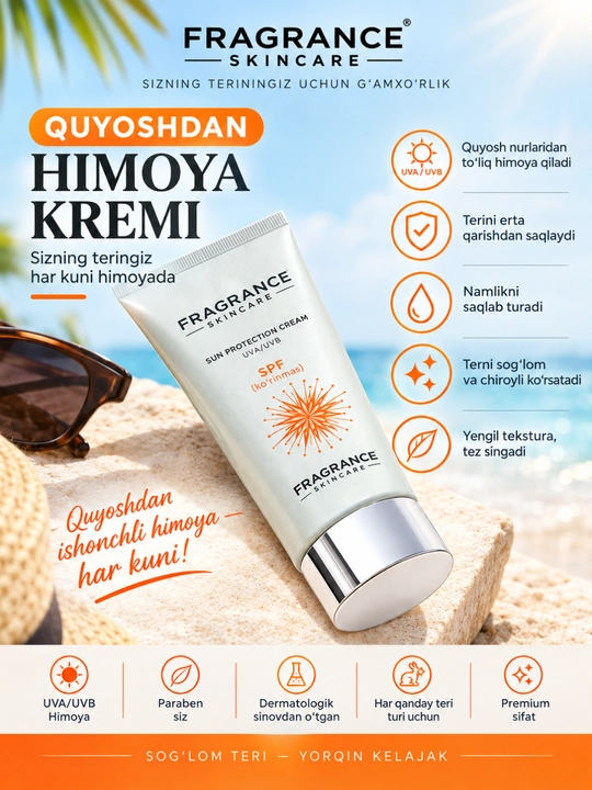 Prorance Whitening SPF 50+ pigmentatsiyaga qarshi oqartiruvchi quyoshdan himoyalovchi krem, 70 ml - 