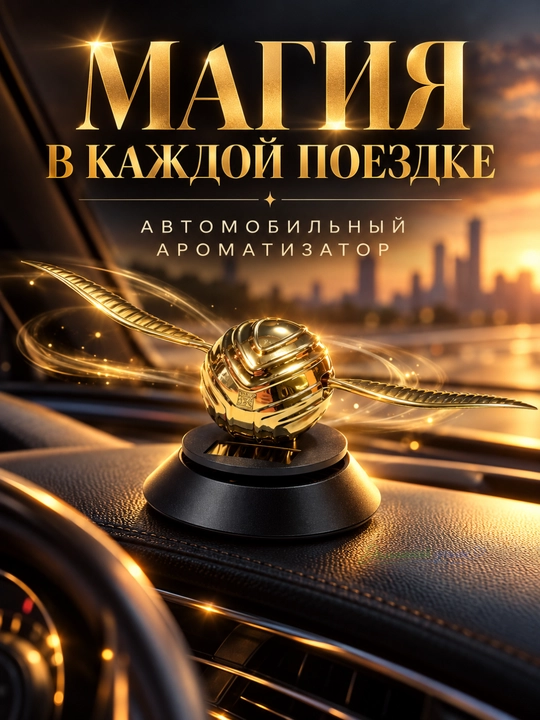 Ароматизатор Снитч в машину на солнечных батареях