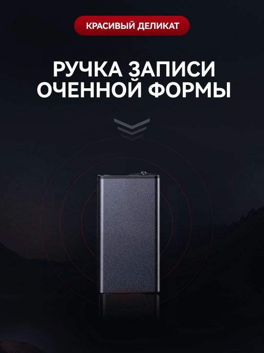 Цифровой диктофон, голосовое управление,длительное время работы 22 часа - 