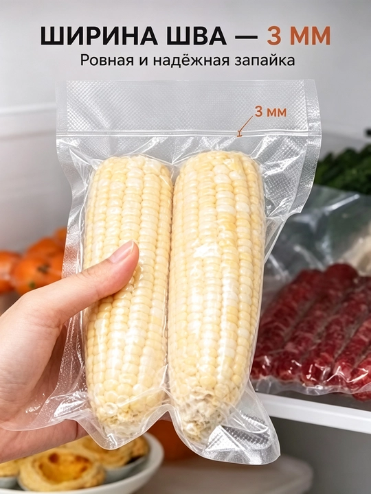 Вакууматор для продуктов, вакуумный упаковщик, запайщик пакетов, хранение еды