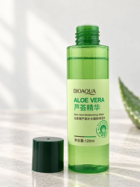 Тоник для лица BIOAQUA Aloe Vera Moisturizing Water с алоэ вера, увлажняющий, 120 мл