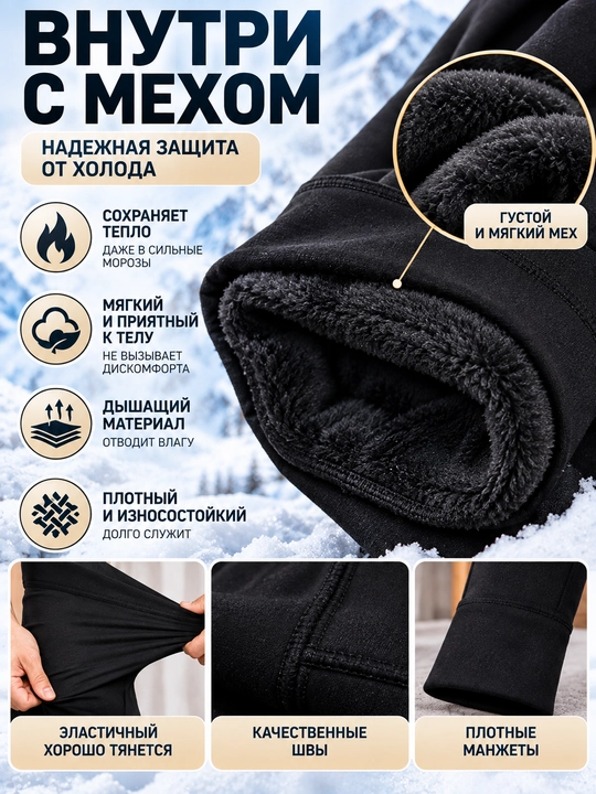 Erkaklar kalsoni, uzun ichki shim, qora termal kiyim, erkaklar ichki kiyimi, L–6XL razmer