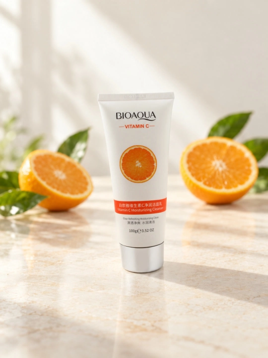 Пенка для умывания BIOAQUA с витамином C, увлажняющая, очищающая, 100 г