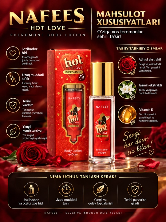 Body Lotion, 40 г – увлажняющий парфюмированный лосьон для тела