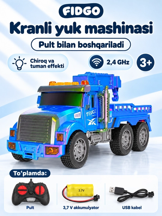 Radio orqali boshqariladigan mashina - 