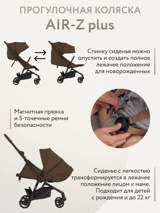 Детская коляска Anex Air-Z Plus прогулочная