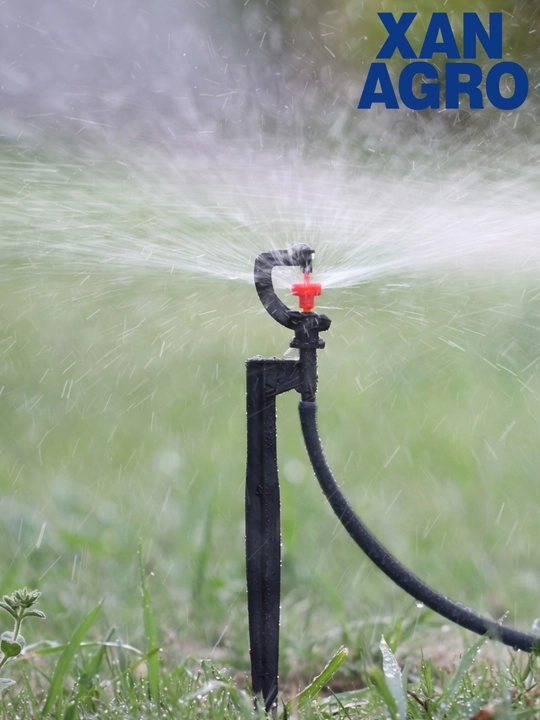 Mikrosprinkler to’plami: 360° aylanuvchi, 4 nasadkali va rezbali purkagich,mikropurkagich