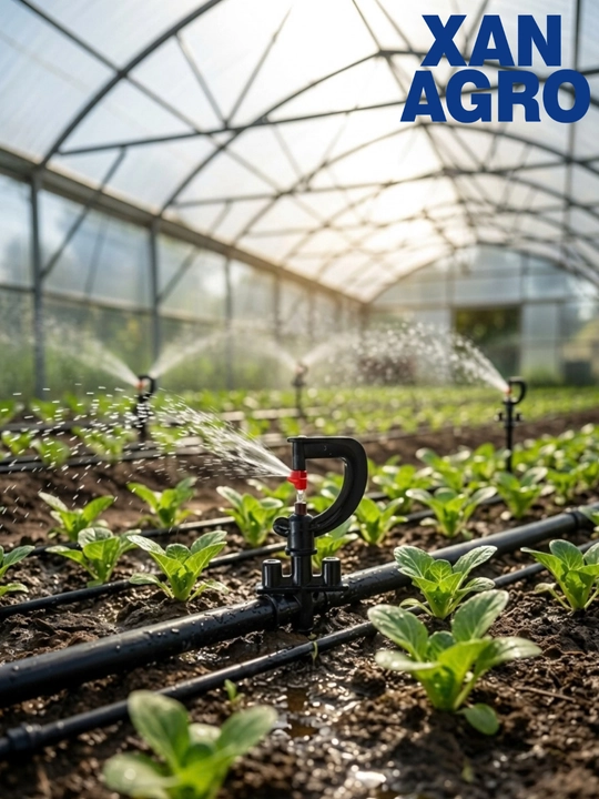 Mikrosprinkler to’plami: 360° aylanuvchi, 4 nasadkali va rezbali purkagich,mikropurkagich