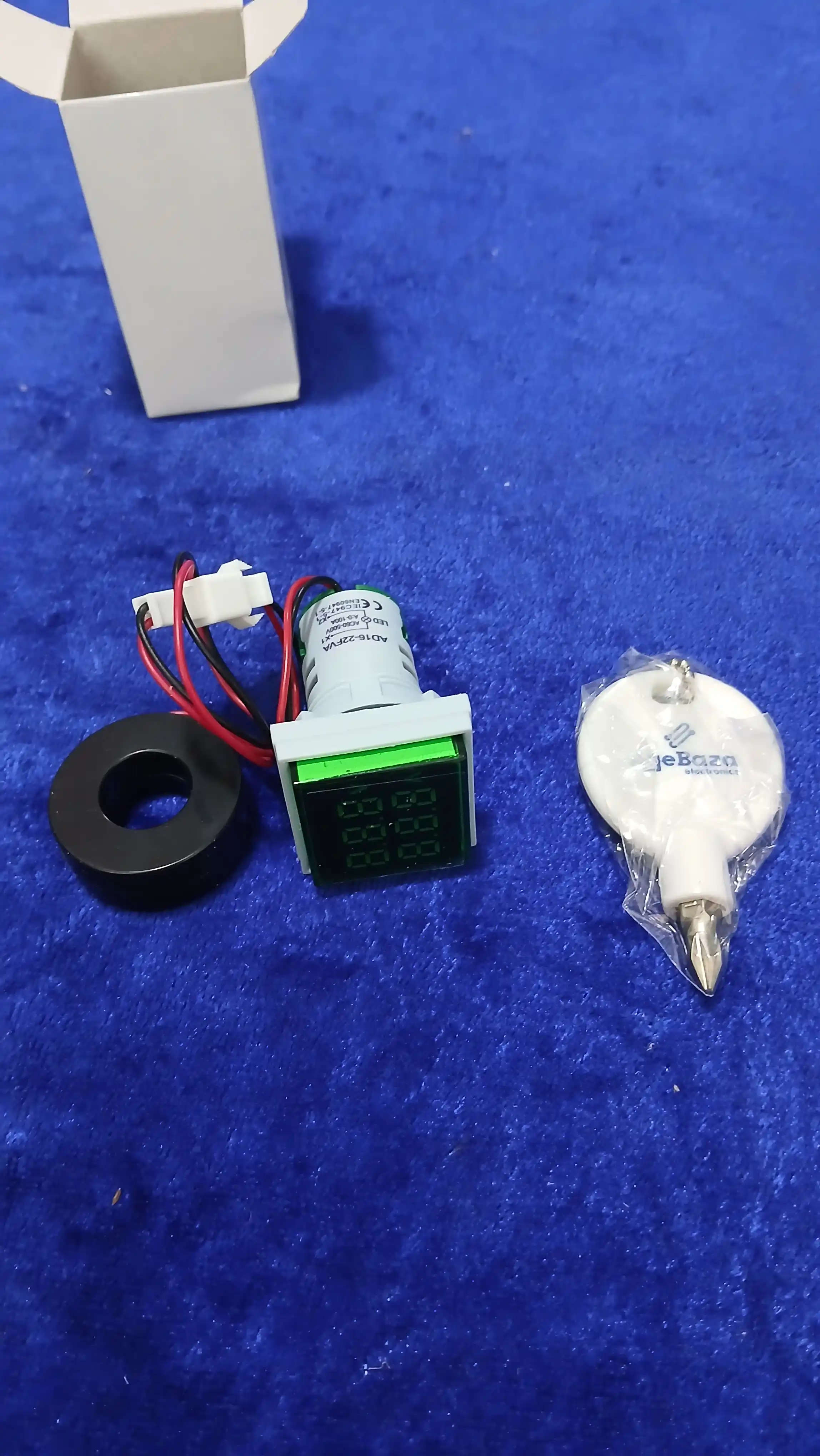 Raqamli voltmetr, AC ampermetr 20-500V, 0-100A, yashil
