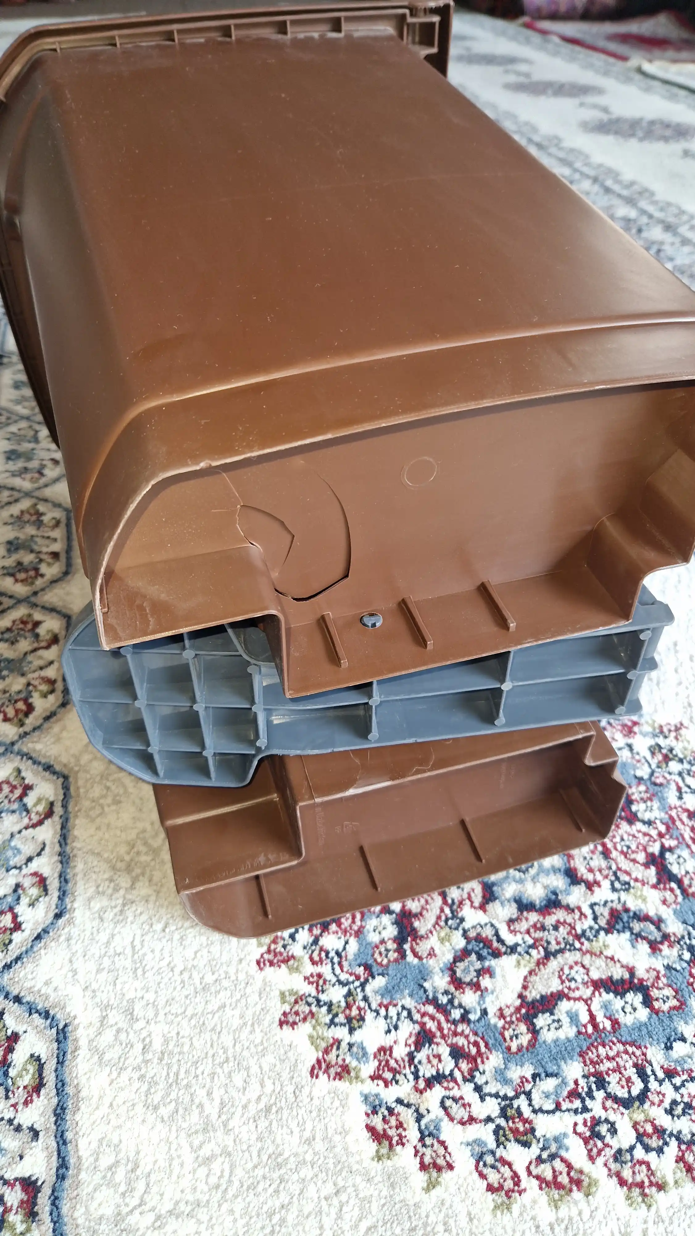Plastik axlat qutisi, pedalli axlat qutisi, 30,40,60 L